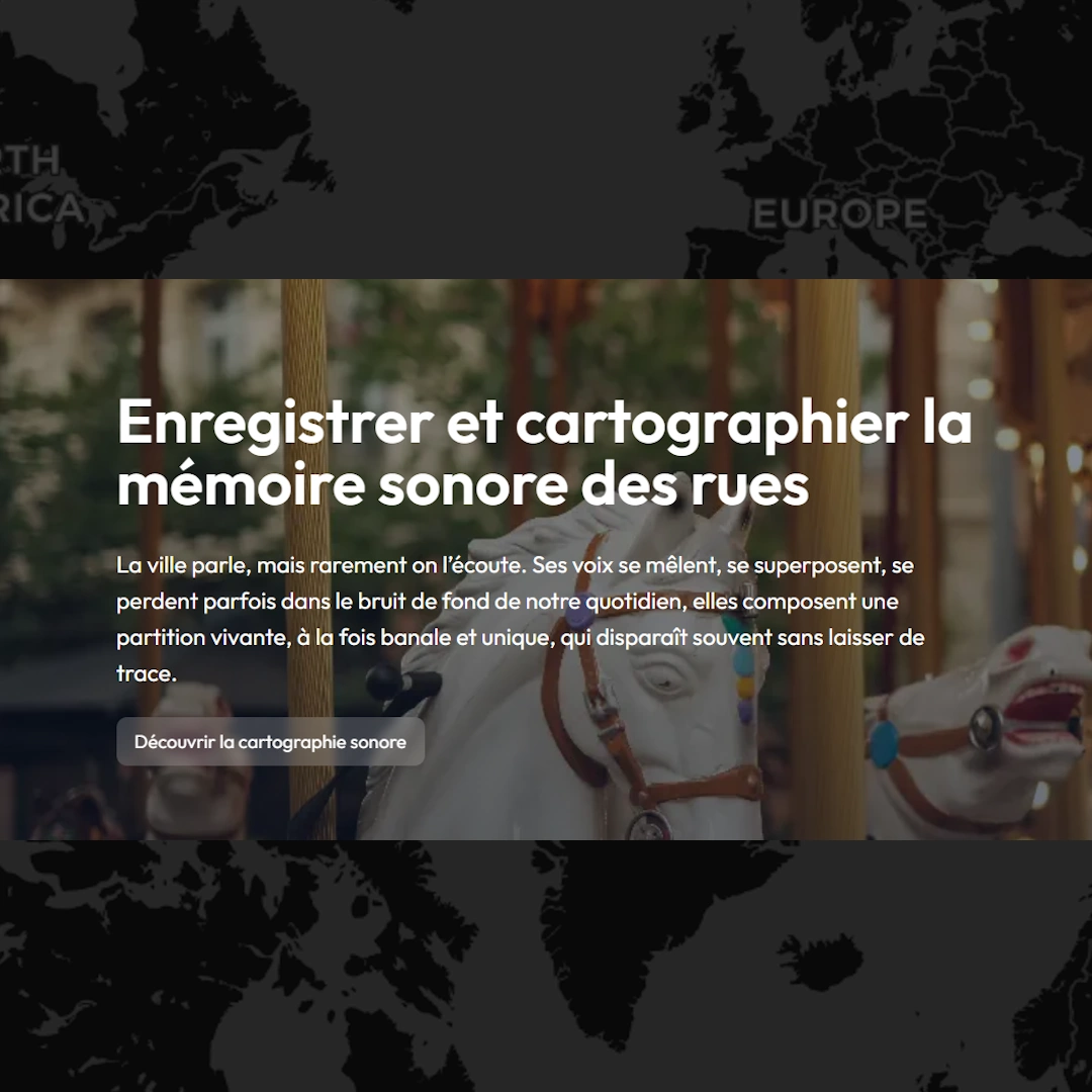 Couverture d'illustration du projet Ville Sonore